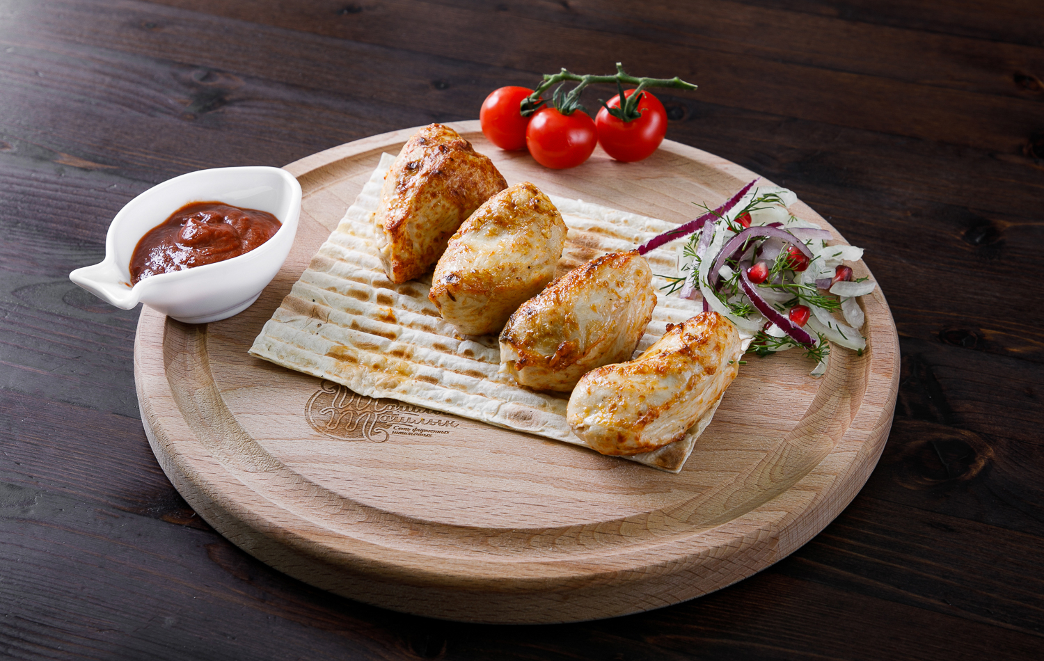 Шашлык из филе куриной грудки