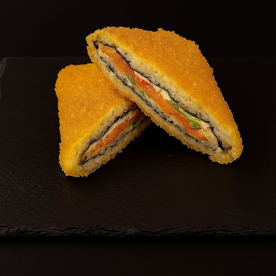 Сэндвич с лососем