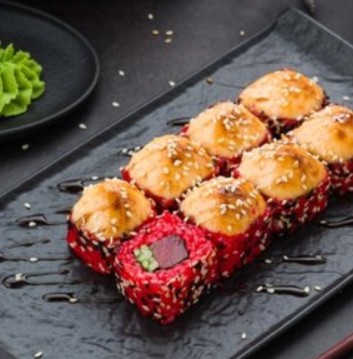 Ролл Красный запечённый с тунцом