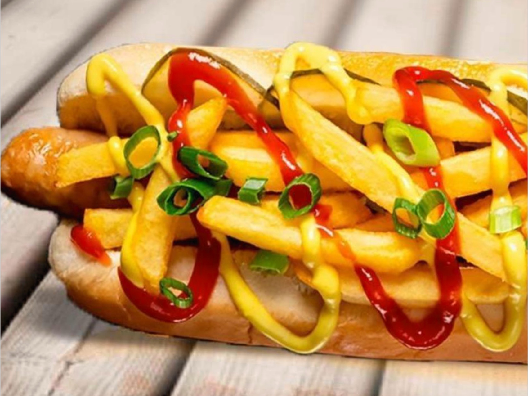 Хот-дог с фри