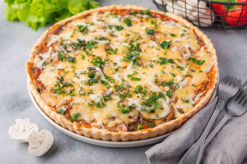 Белорусский пирог картофель с грибами