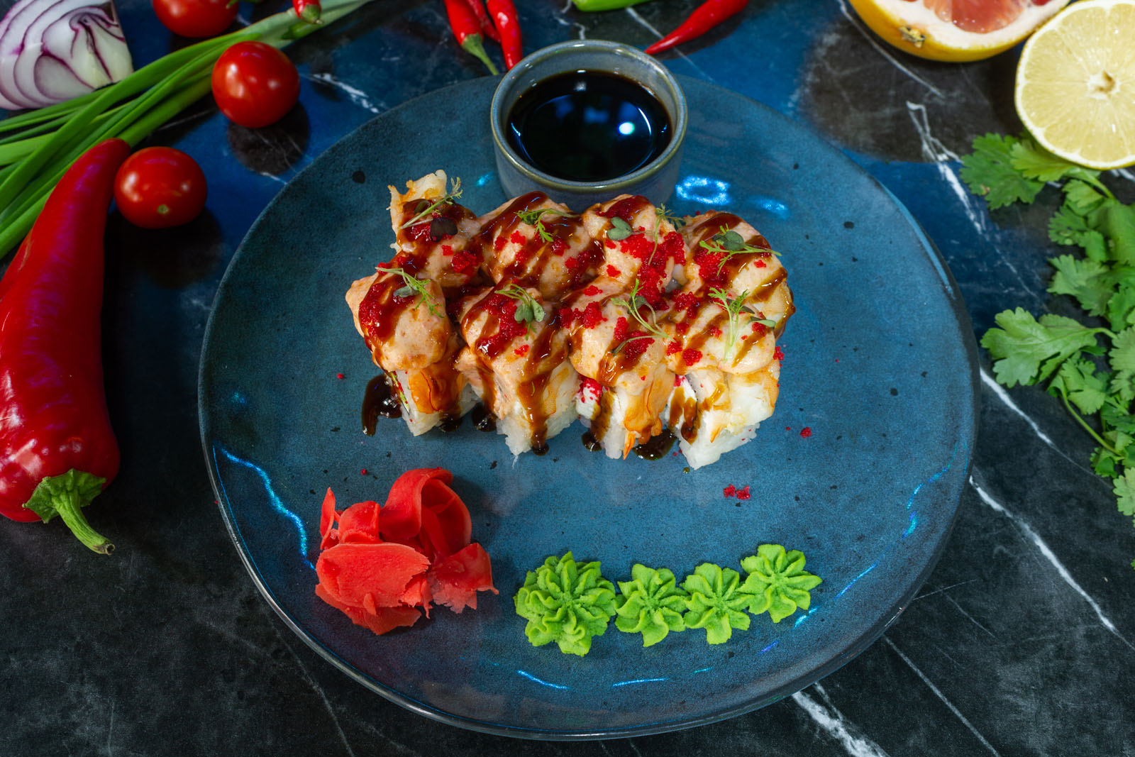 Запеченная Филадельфия эби