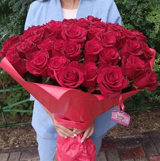 Букет -51 роза(60 см)