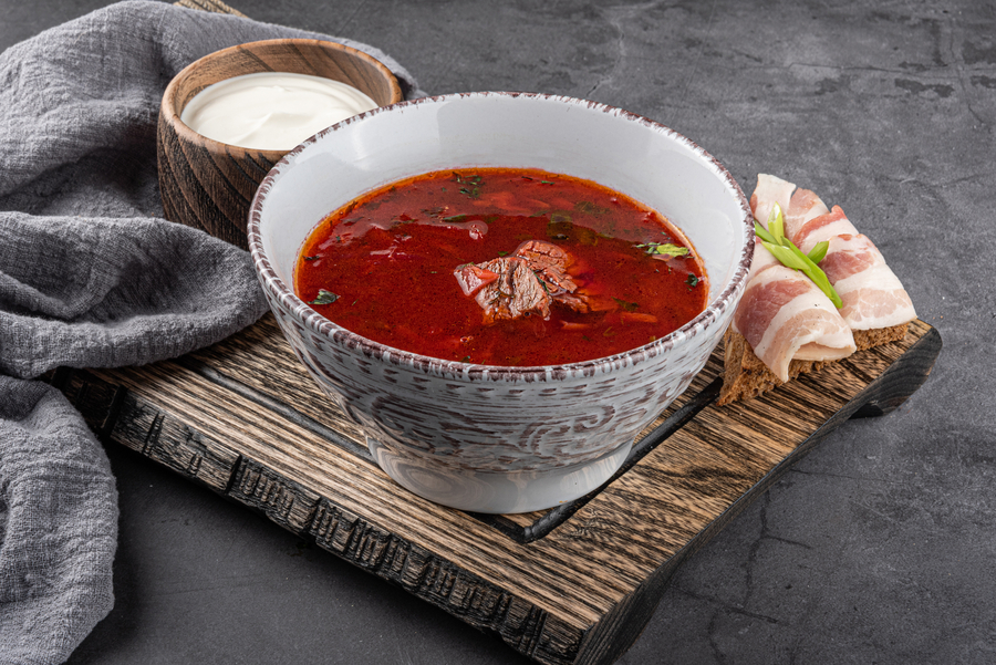 Борщ с говядиной