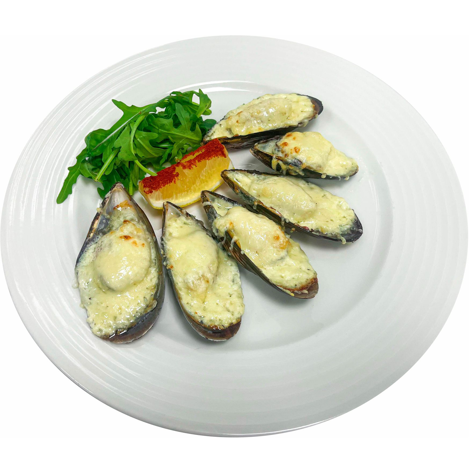 Мидии в сливочно-чесночном соусе