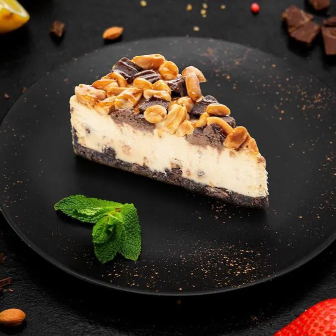 Чизкейк ореховый с карамелью