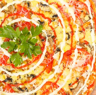 Пицца Фирменная 33 см на тонком тесте