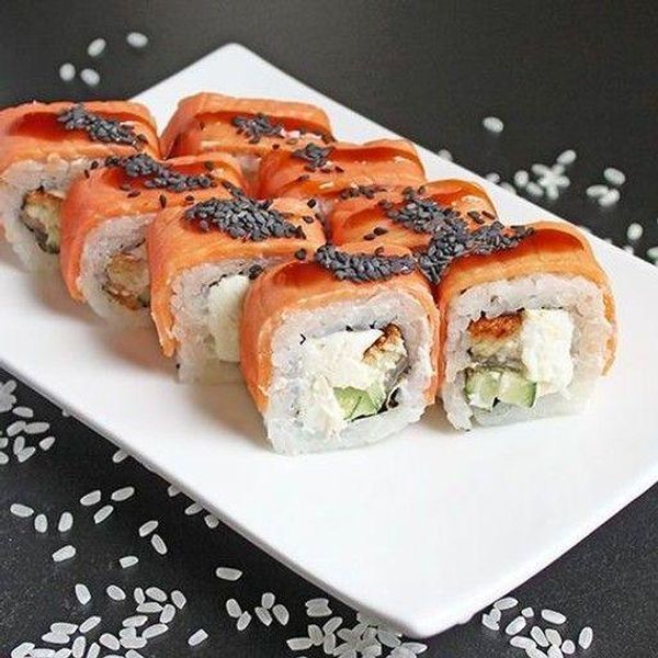 Запеченный лосось