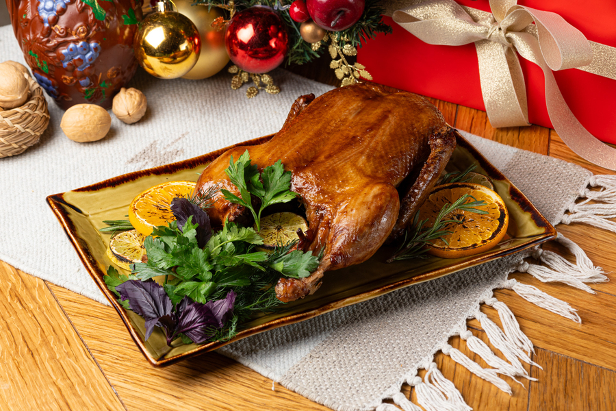 Утка запеченная