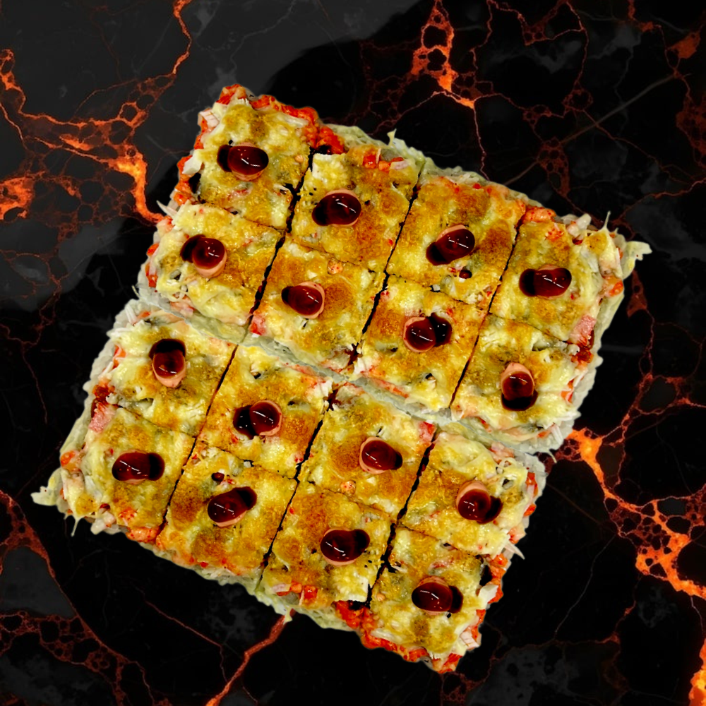 С МЯСОМ МИДИЙ И СНЕЖНЫМ КРАБОМ