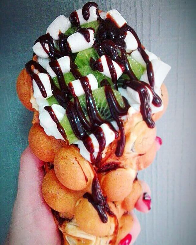 Классическая вафля с курагой