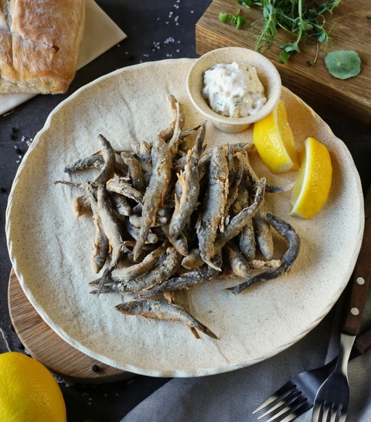 Онежская корюшка в кляре