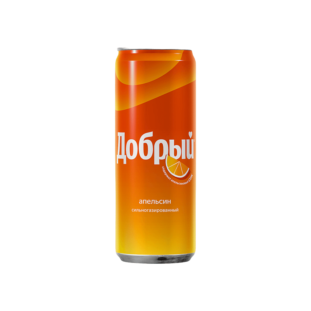 Добрый Апельсин 0,33 л ж/б