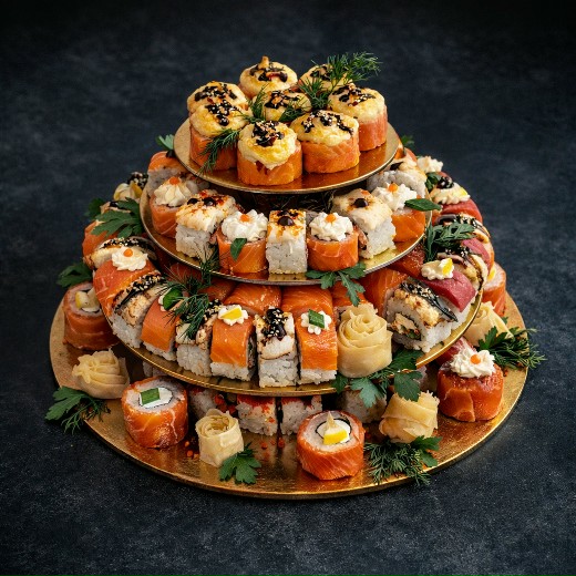 Суши торт