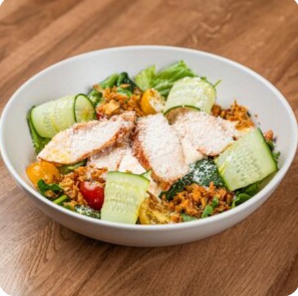 Салат Зеленый с курицей