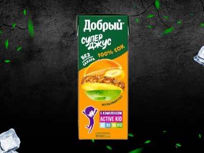 Сок Добрый Суперджус мультифрукт 200 мл