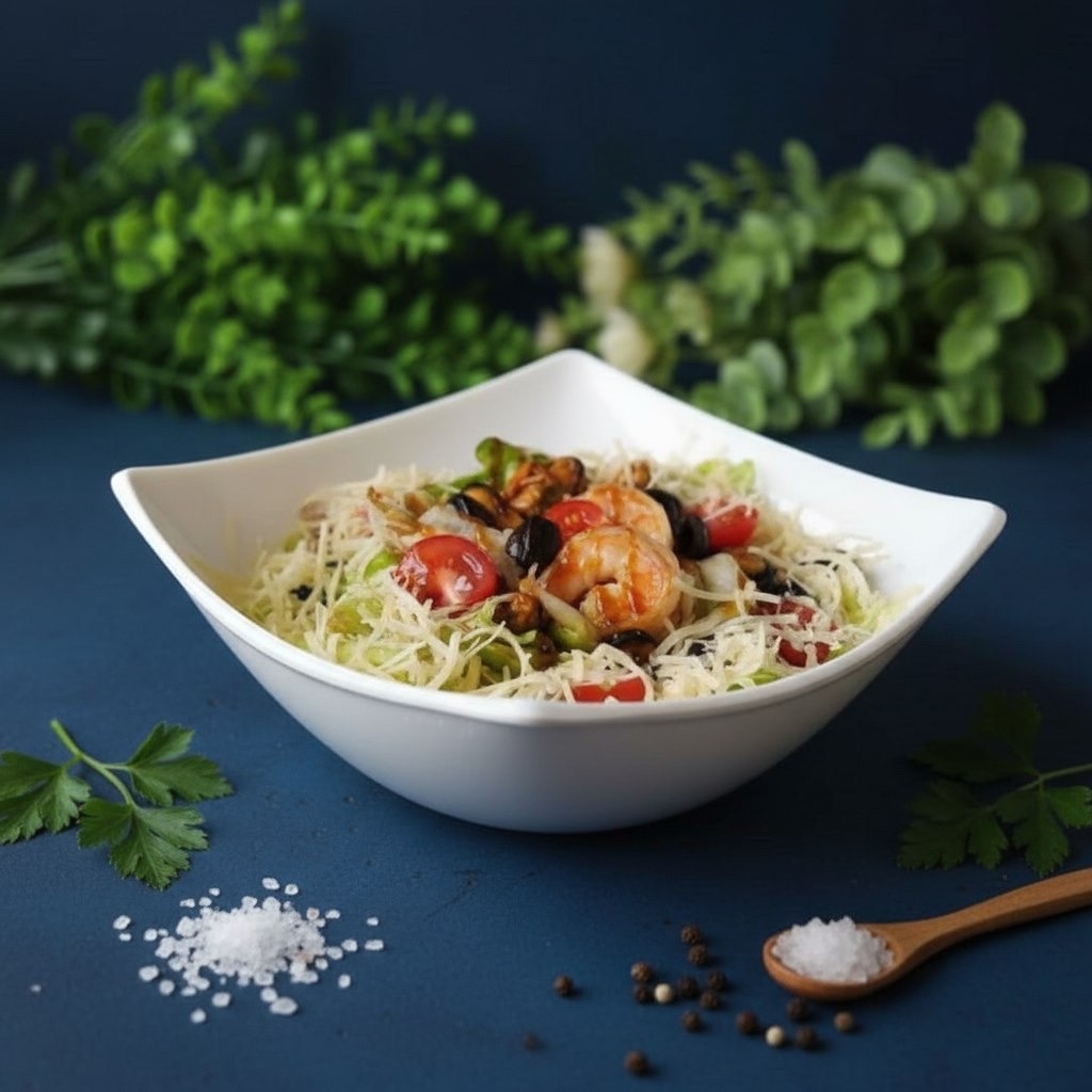 Теплый с морепродуктами