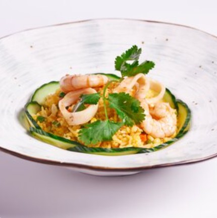 Рис с морепродуктами