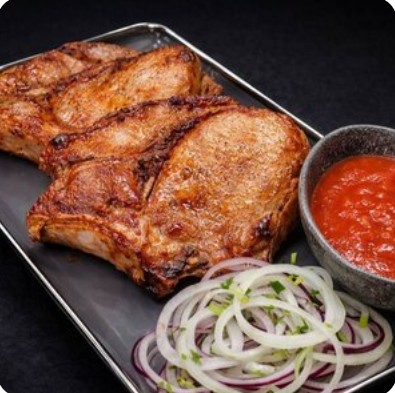 Шашлык из свиной корейки