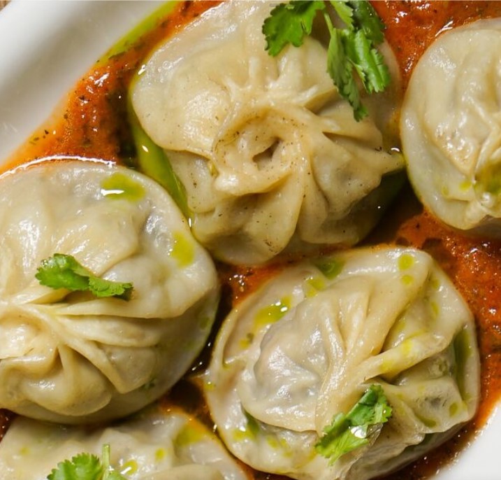 Манты с говядиной и свининой