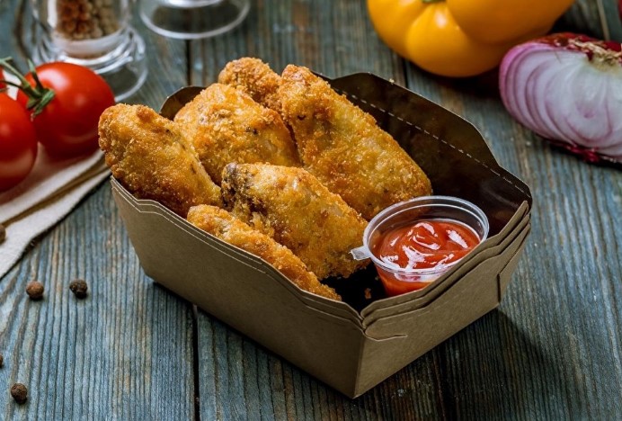 Хрустящие куриные крылышки
