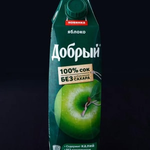 Натуральный сок добрый яблочный