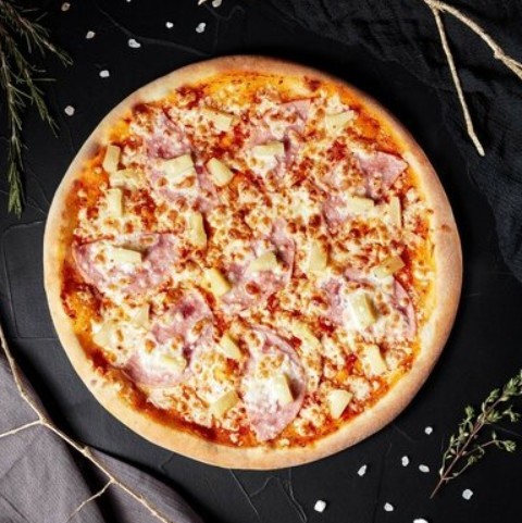 Гавайская с ветчиной