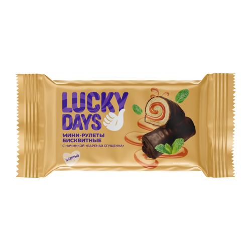 Мини-рулеты сгущенка Lucky Days 175г