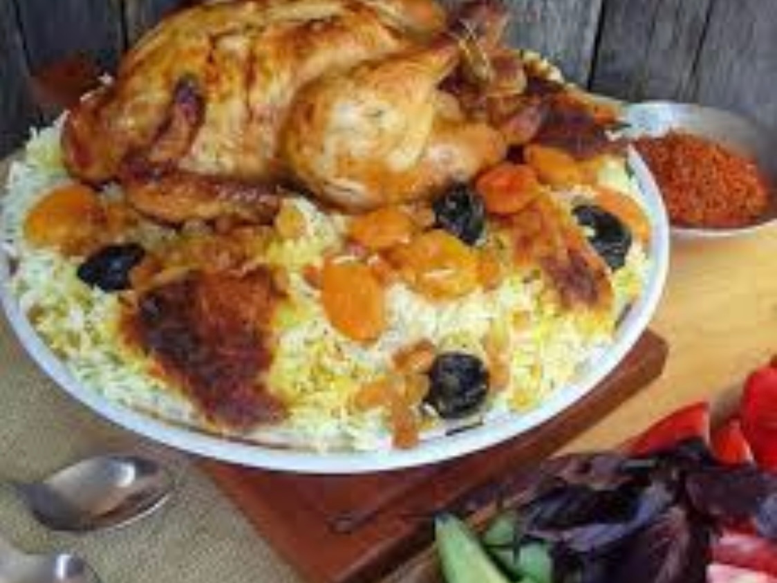 Плов по-азербайджански с курицей