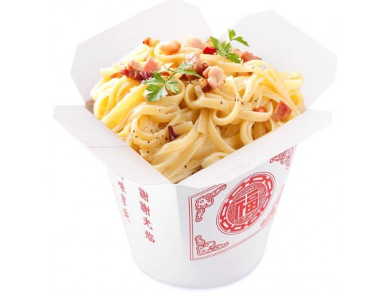 Wok с беконом