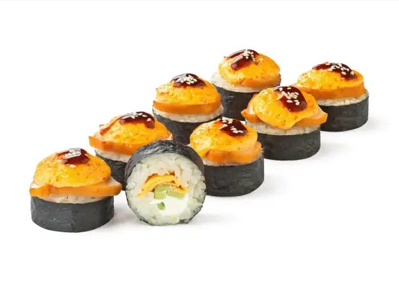 Запеченный с курицей