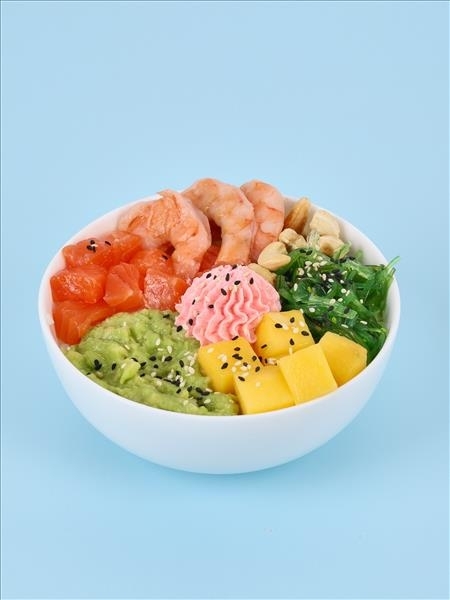 Поке Лосось-креветка S