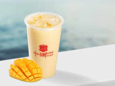 Холодный молочный чай с манго