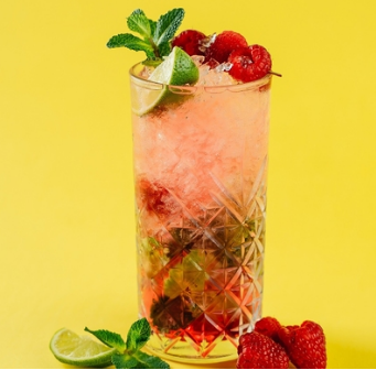 Мохито безалкогольный клубничный