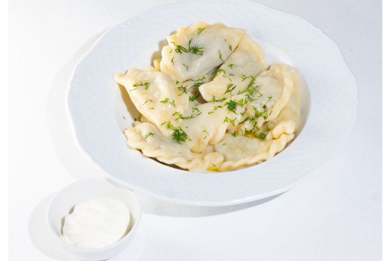 Вареники с картофелем и луком