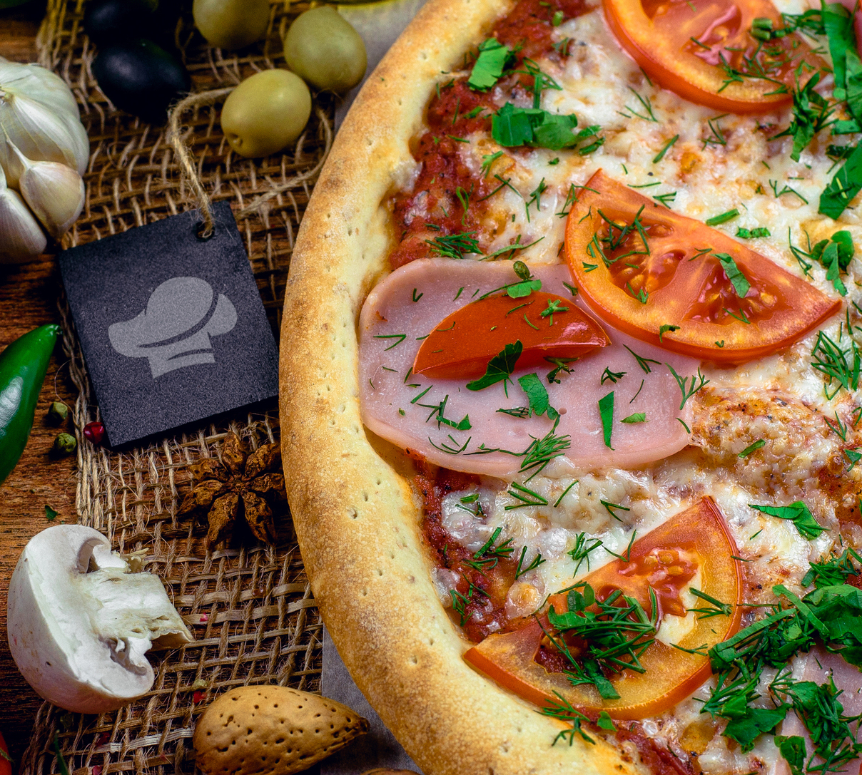 Прошутто кон помидоро