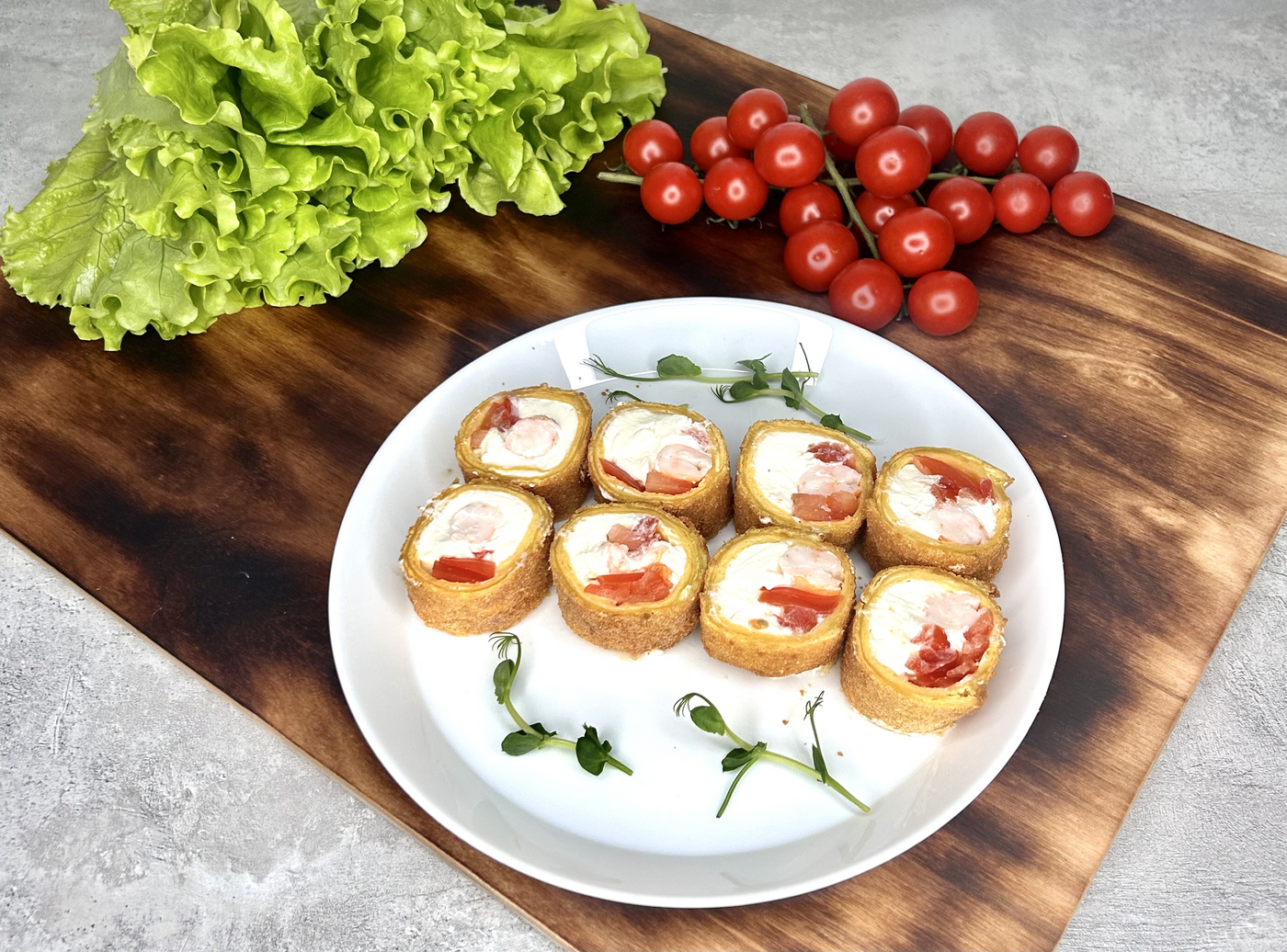 Темпура тортилья с креветкой