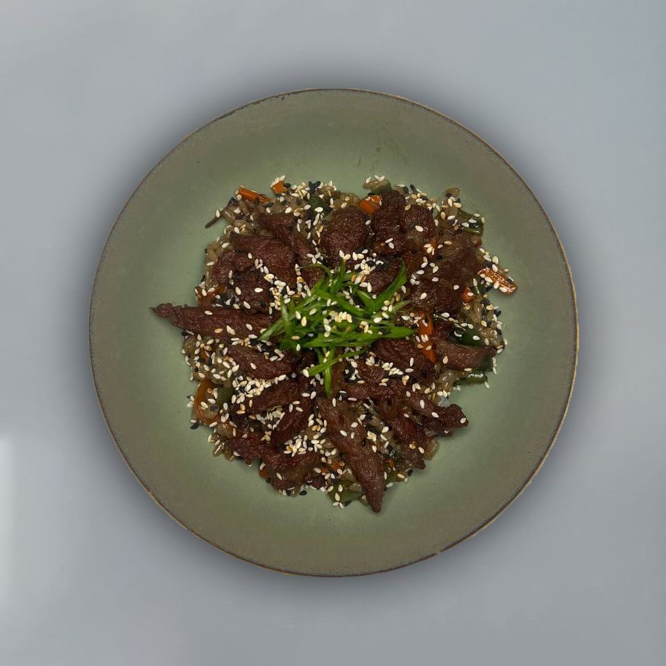 Тяхан с говядиной