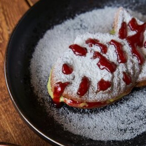Тайяки с маскарпоне и апельсином
