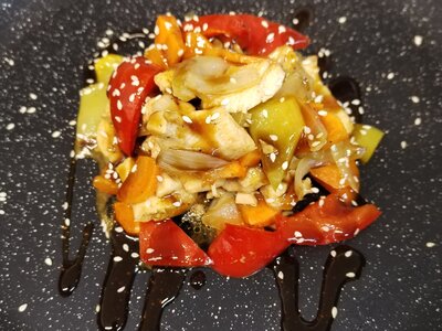 Курочка в соусе терияки