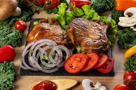 Шашлык из свиной корейки (Чалагач)