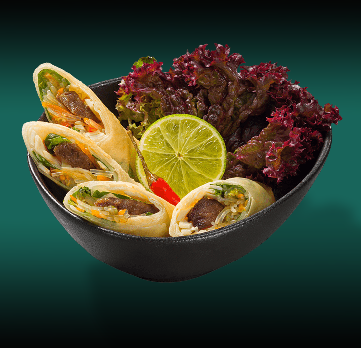 Харумаки с говядиной