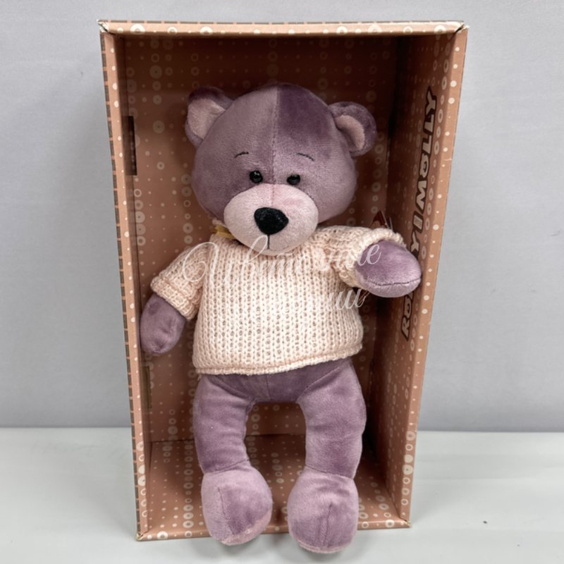 Мишка Ронни в свитере, 21 см