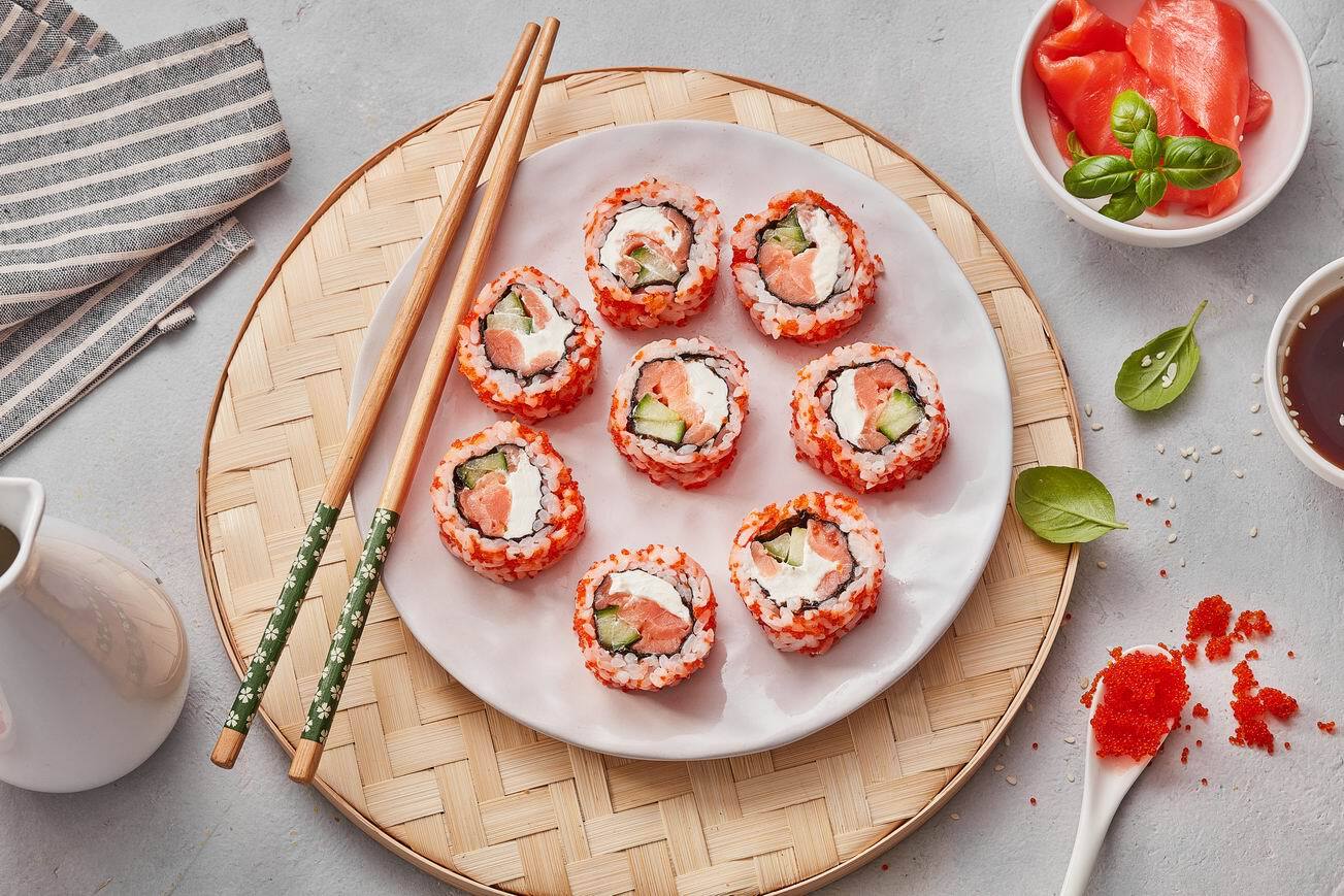 Калифорния с лососем