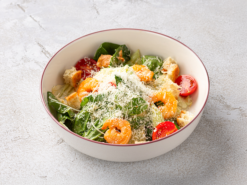 Цезарь с креветками