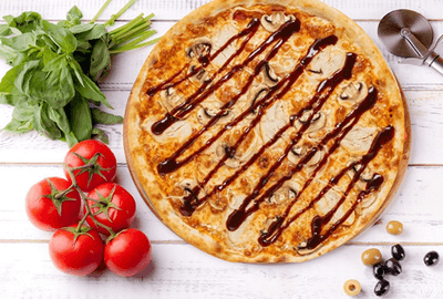Пицца Цыпленок с грибами BBQ 30 см