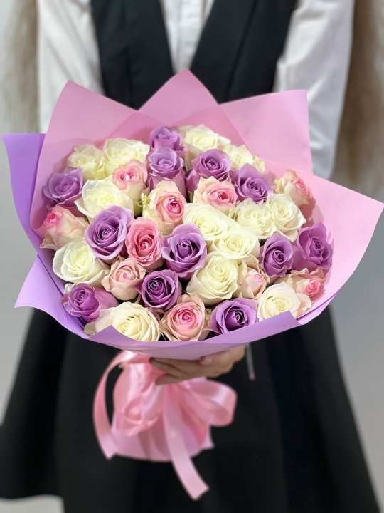 35 роз Mix