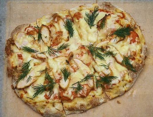 Пицца С курицей