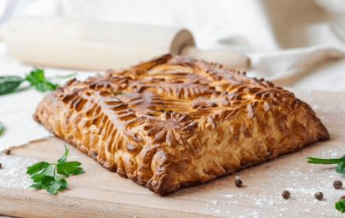 Пирог со шпин., яйцом и сл.-твор. сыром
