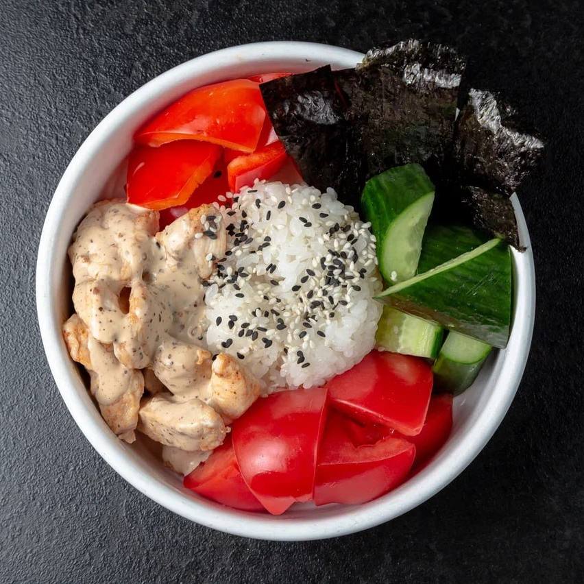 Поке с курицей